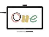 WACOM Grafički zaslon One 14 DTC141W0 / 14", 1920 x 1080, USB-C, siva